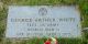Gravestone for George Arthur White