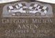Gravestone for Gregory Milton Aasen