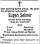 Dødsannonse Eugen Selmer