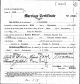 Marriage Certificate State of Washington 28th september 1920
