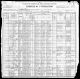 1900 års federala folkräkning i USA för John Selmer, Wisconsin, Oneida, Woodboro, District 0197.