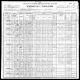 1900 års federala folkräkning i USA för August Selmer, Wisconsin, Waupaca, Iola, District 0127.
