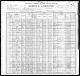 1900 års federala folkräkning i USA för F W Selmer, Minnesota Brown Linden District 0040.