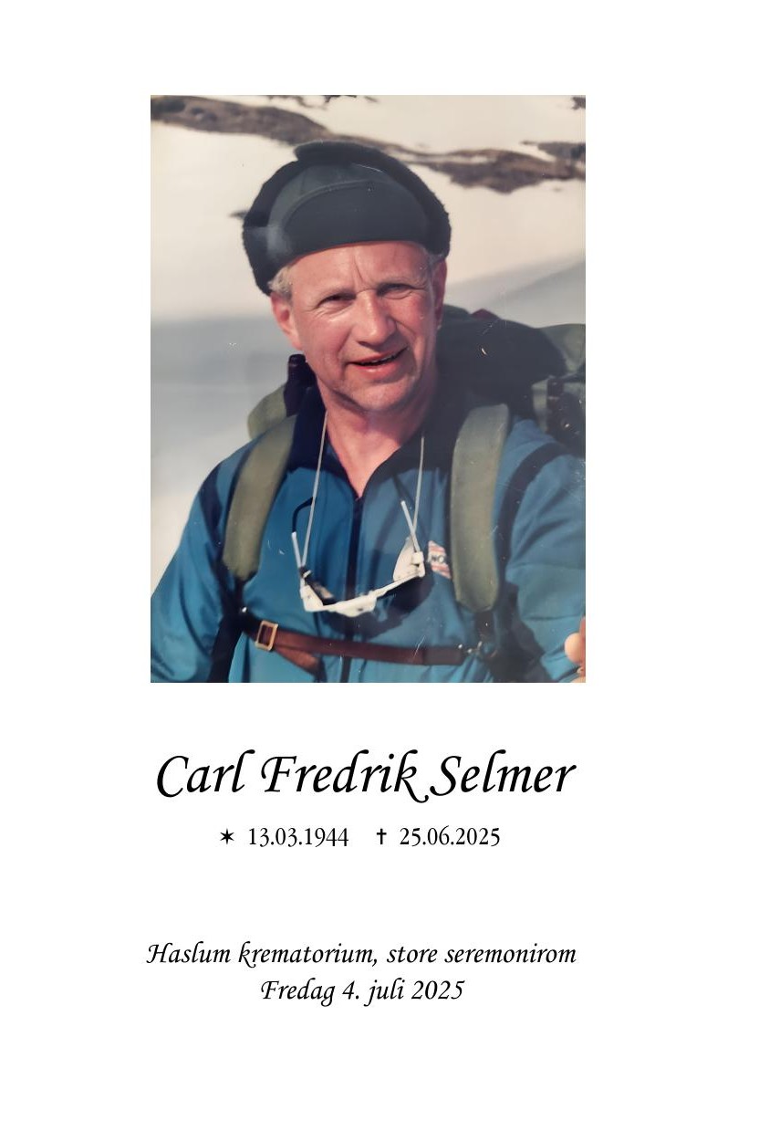 Gravferdsprogram Carl Fredrik Selmer